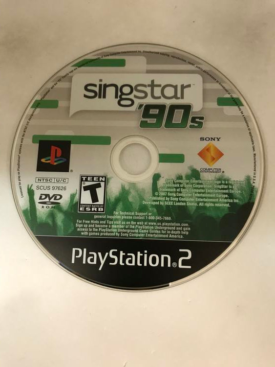 SINGSTAR 90'S GAME ONLY (COMPLETE IN BOX) (usagé)