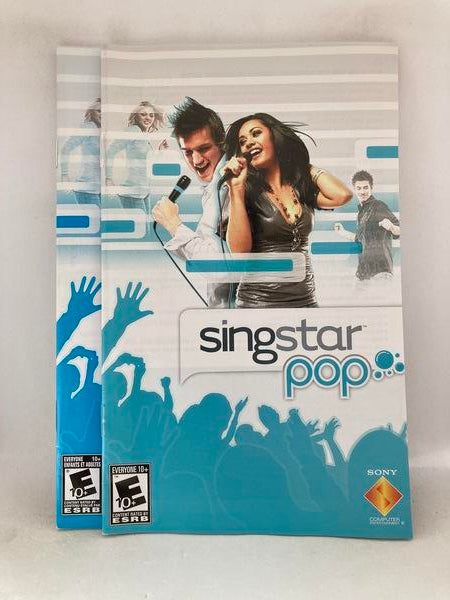 SINGSTAR POP GAME ONLY (COMPLETE IN BOX) 