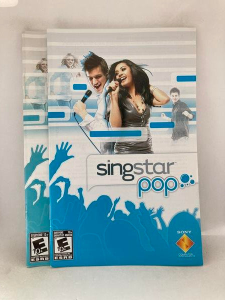SINGSTAR POP GAME ONLY (COMPLETE IN BOX) 