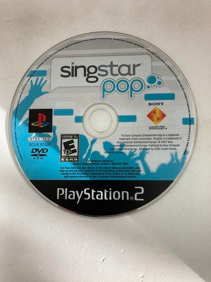 SINGSTAR POP GAME ONLY (COMPLETE IN BOX) 