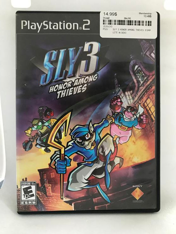 SLY 3 HONOR AMONG THIEVES (COMPLETE IN BOX) (usagé)