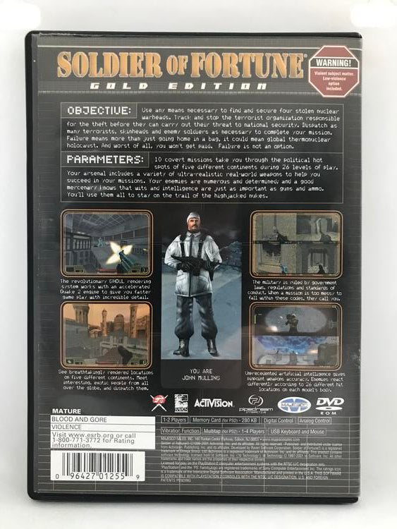 SOLDIER OF FORTUNE GOLD EDITION (COMPLETE IN BOX)