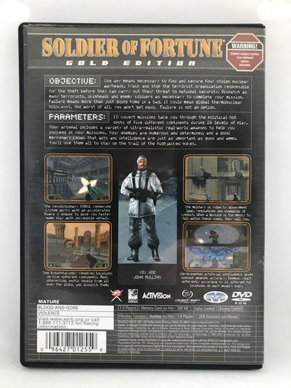 SOLDIER OF FORTUNE GOLD EDITION (COMPLETE IN BOX)