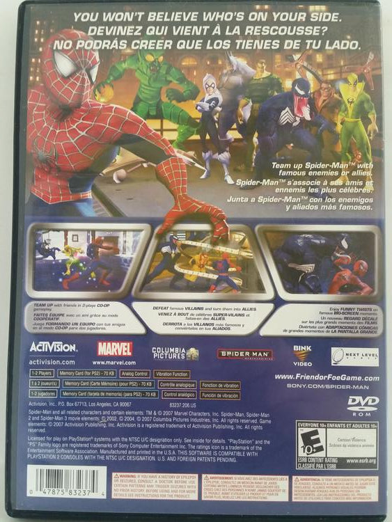 SPIDER-MAN FRIEND OR FOE (COMPLETE IN BOX)