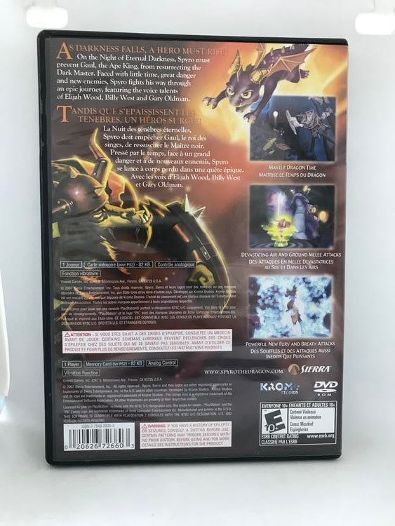 THE LEGEND OF SPYRO THE ETERNAL NIGHT (COMPLETE IN BOX) (usagé)