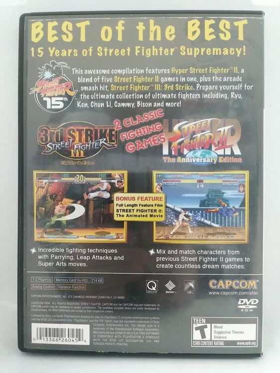 STREET FIGHTER ANNIVERSARY COLLECTION (COMPLETE IN BOX) (usagé)