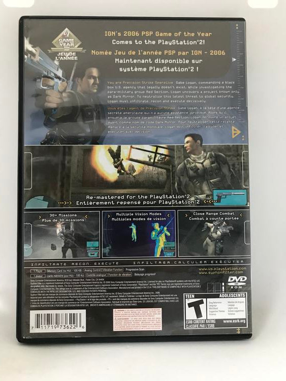 SYPHON FILTER DARK MIRROR (COMPLETE IN BOX)