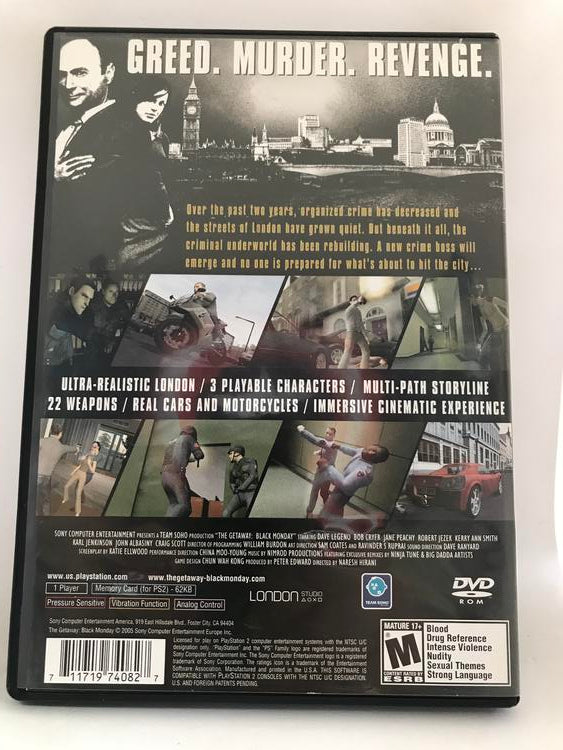 THE GETAWAY BLACK MONDAY (COMPLETE IN BOX) (usagé)