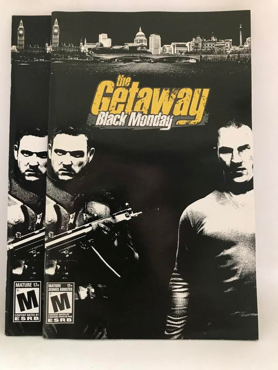 THE GETAWAY BLACK MONDAY (COMPLETE IN BOX)