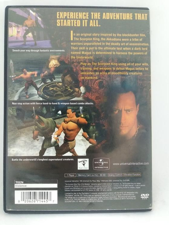 THE SCORPION KING RISE OF THE AKKADIAN (COMPLETE IN BOX) (usagé)