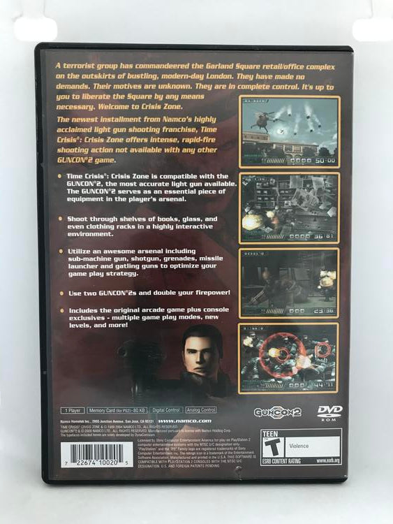 TIME CRISIS CRISIS ZONE (COMPLETE IN BOX) (usagé)