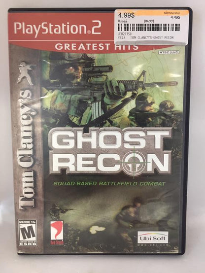 TOM CLANCY'S GHOST RECON GREATEST HITS (COMPLETE IN BOX)