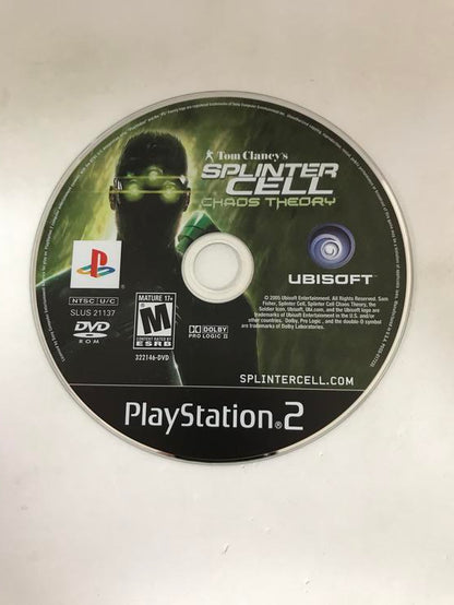 TOM CLANCY'S SPLINTER CELL CHAOS THEORY (COMPLETE IN BOX)