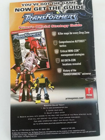 TRANSFORMERS (COMPLETE IN BOX) (usagé)