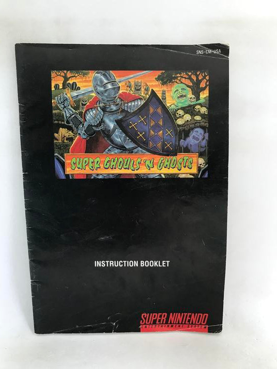 SUPER GHOULS 'N GHOSTS WITH INSTRUCTION BOOKLET ENGLISH (usagé)