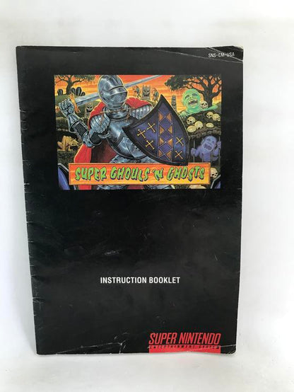 SUPER GHOULS 'N GHOSTS WITH INSTRUCTION BOOKLET ENGLISH (usagé)