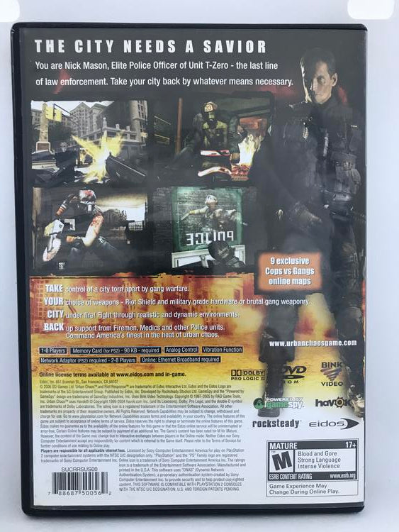 URBAN CHAOS RIOT RESPONSE (COMPLETE IN BOX)