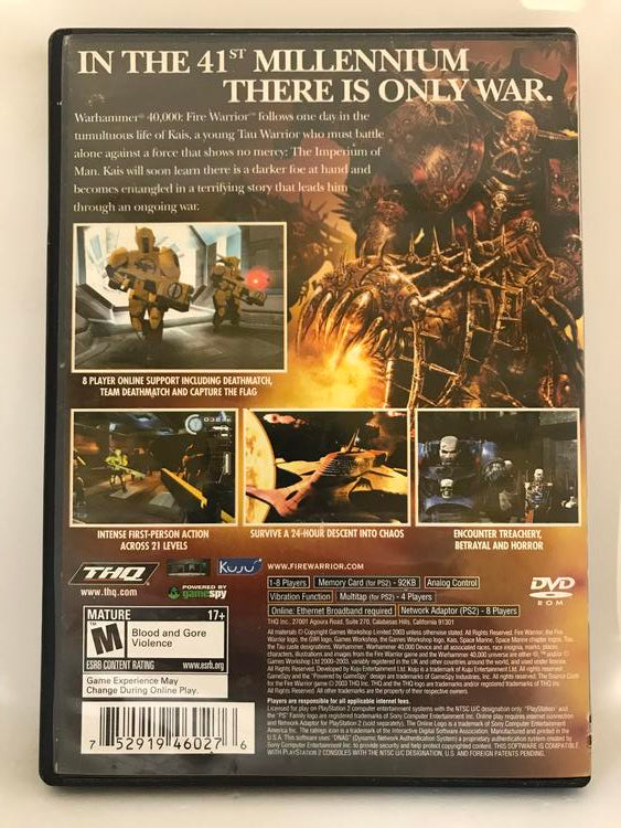 WARHAMMER 40000 FIRE WARRIOR (COMPLETE IN BOX)