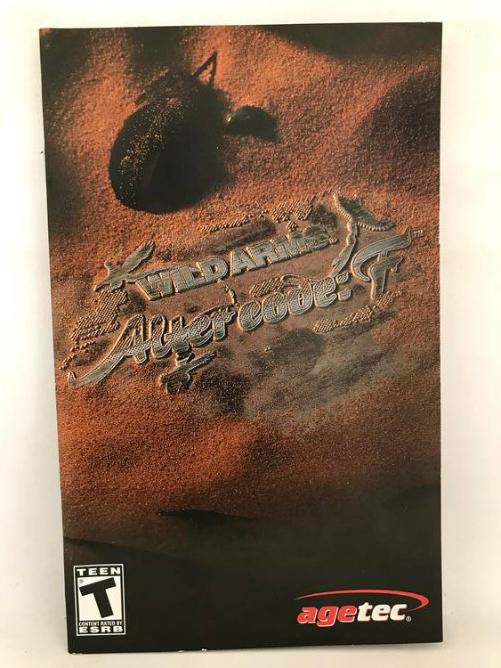 WILD ARMS ALTER CODE F (COMPLETE IN BOX)