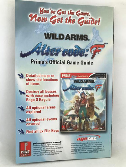 WILD ARMS ALTER CODE F (COMPLETE IN BOX) (usagé)