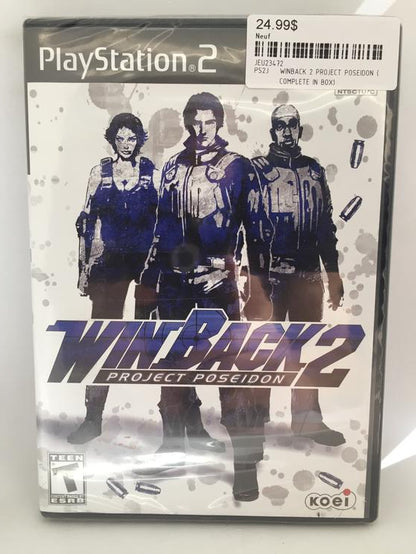 WINBACK 2 PROJECT POSEIDON (COMPLETE IN BOX)