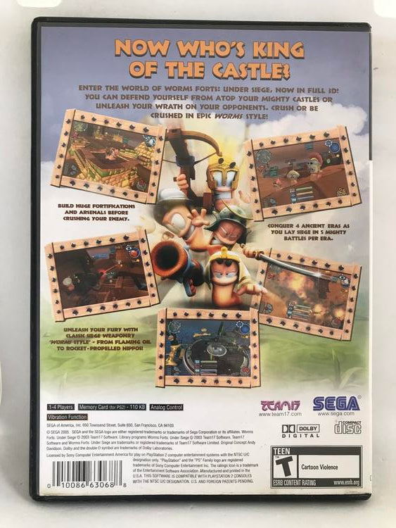 WORMS FORTS UNDER SIEGE (COMPLETE IN BOX) (usagé)