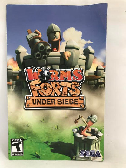 WORMS FORTS UNDER SIEGE (COMPLETE IN BOX)