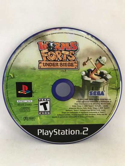WORMS FORTS UNDER SIEGE (COMPLETE IN BOX)