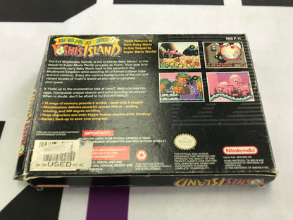 SUPER MARIO WORLD 2 YOSHI'S ISLAND (WITH BOX)