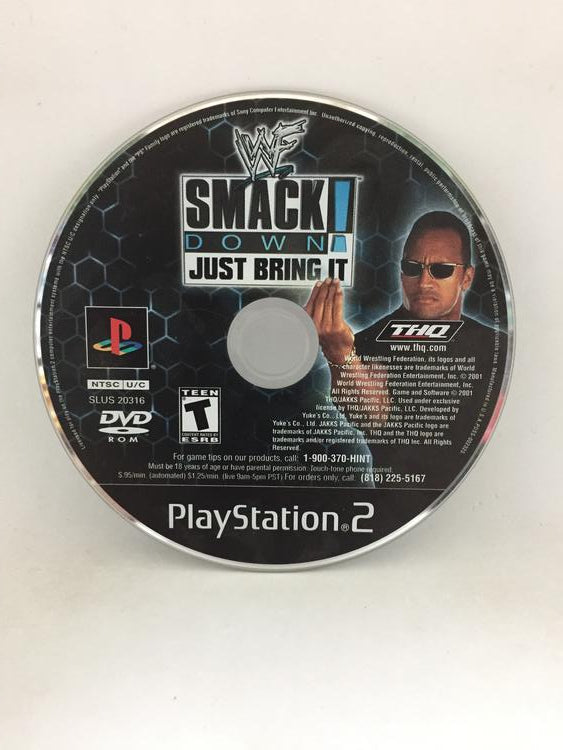WWF SMACKDOWN JUST BRING IT (COMPLETE IN BOX) (usagé)