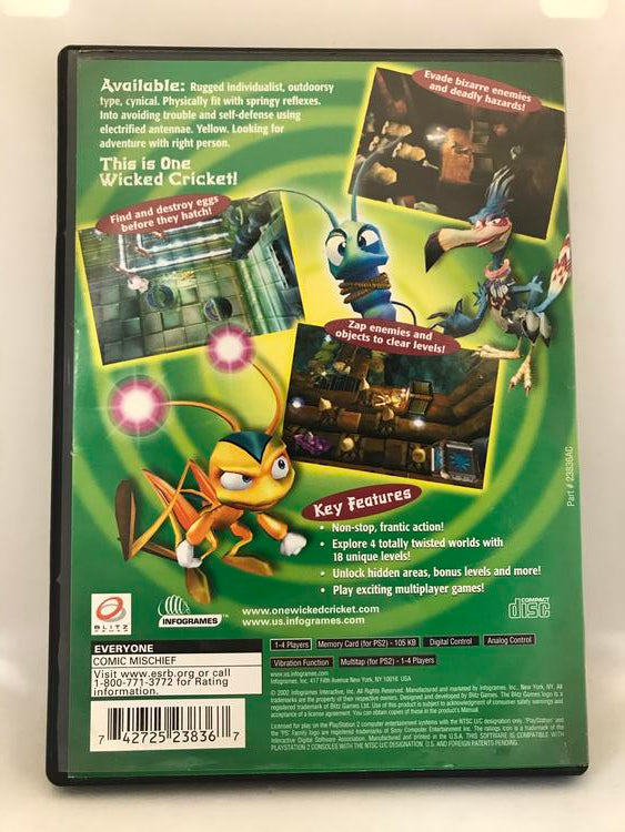 ZAPPER ONE WICKED CRICKET (WITH BOX)