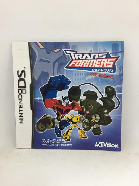 TRANSFORMERS ANIMATED THE GAME (COMPLETE IN BOX) (usagé)