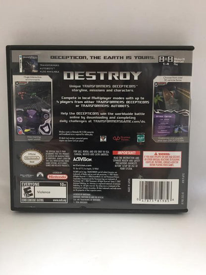 TRANSFORMERS DECEPTICONS (COMPLETE IN BOX)