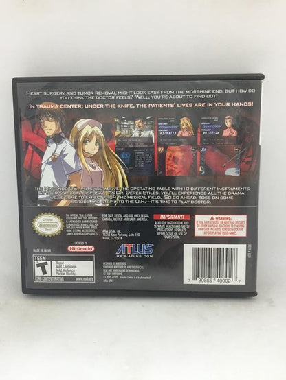 TRAUMA CENTER UNDER THE KNIFE (COMPLETE IN BOX)