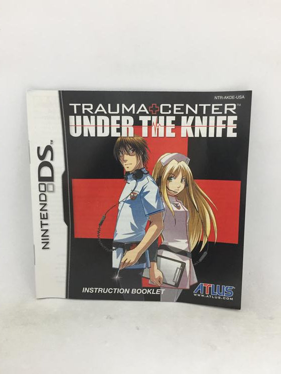 TRAUMA CENTER UNDER THE KNIFE (COMPLETE IN BOX)