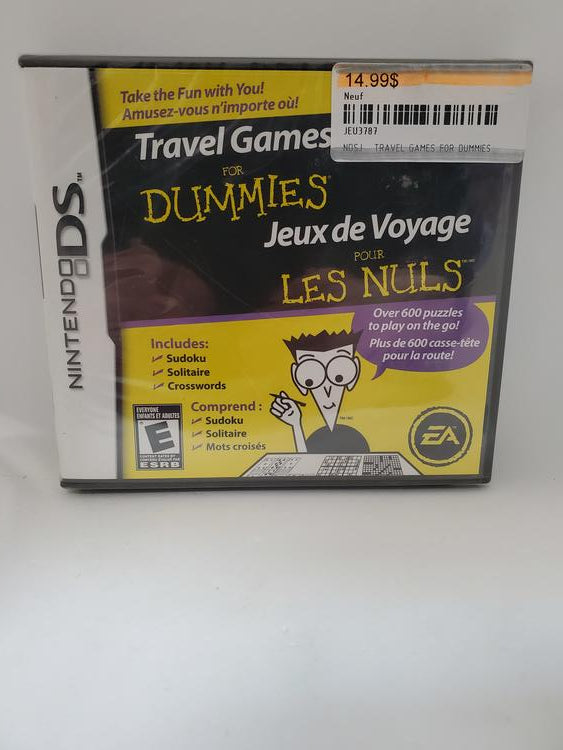 TRAVEL GAMES FOR DUMMIES (BRAND NEW / SEALED)