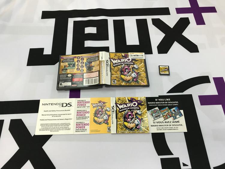 WARIO MASTER OF DISGUISE (COMPLETE IN BOX) (usagé)