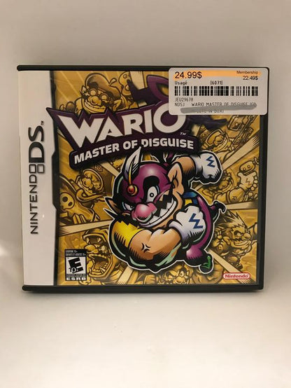 WARIO MASTER OF DISGUISE (COMPLETE IN BOX) (usagé)
