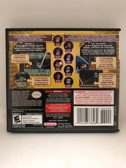 WARIO MASTER OF DISGUISE (COMPLETE IN BOX)
