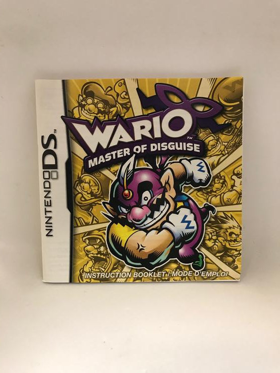 WARIO MASTER OF DISGUISE (COMPLETE IN BOX)