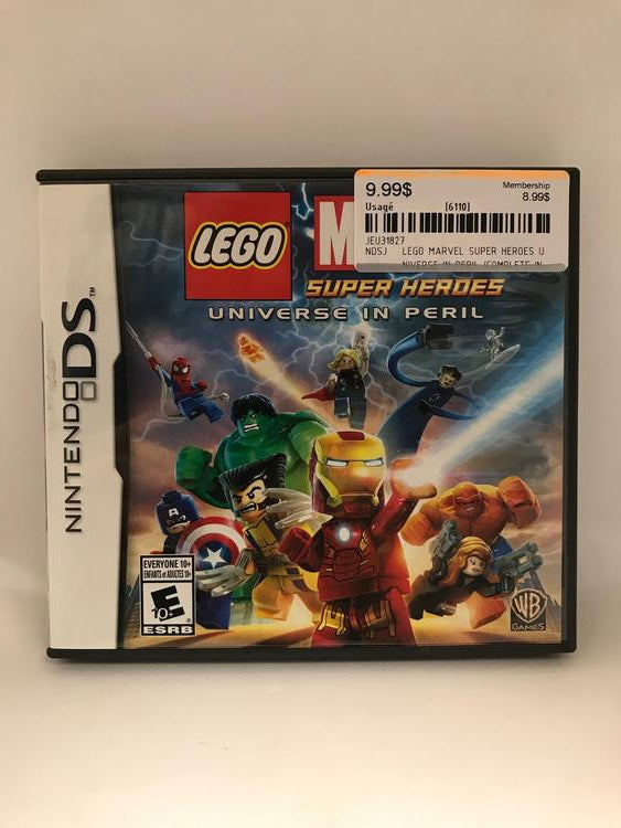 LEGO MARVEL SUPER HEROES UNIVERSE IN PERIL (COMPLETE IN BOX) (usagé)