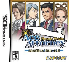 PHOENIX WRIGHT ACE ATTORNEY JUSTICE FOR ALL (COMPLETE IN BOX) (usagé)