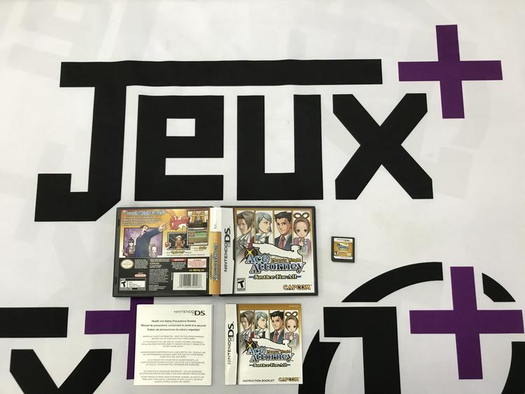 PHOENIX WRIGHT ACE ATTORNEY JUSTICE FOR ALL (COMPLETE IN BOX) (usagé)