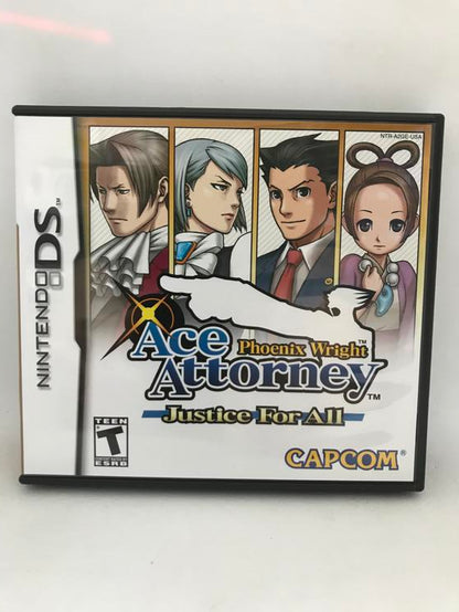 PHOENIX WRIGHT ACE ATTORNEY JUSTICE FOR ALL (COMPLETE IN BOX) (usagé)