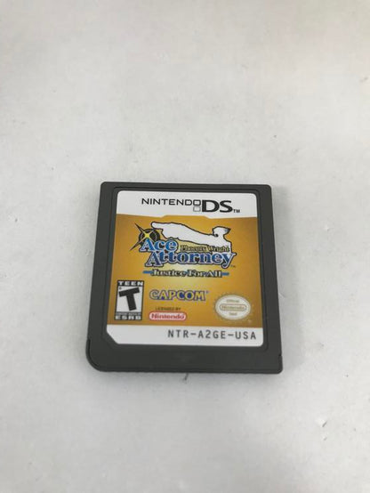 PHOENIX WRIGHT ACE ATTORNEY JUSTICE FOR ALL (COMPLETE IN BOX)