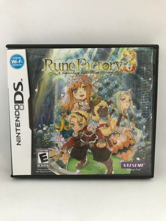 RUNE FACTORY 3 A FANTASY HARVEST MOON (COMPLETE IN BOX)