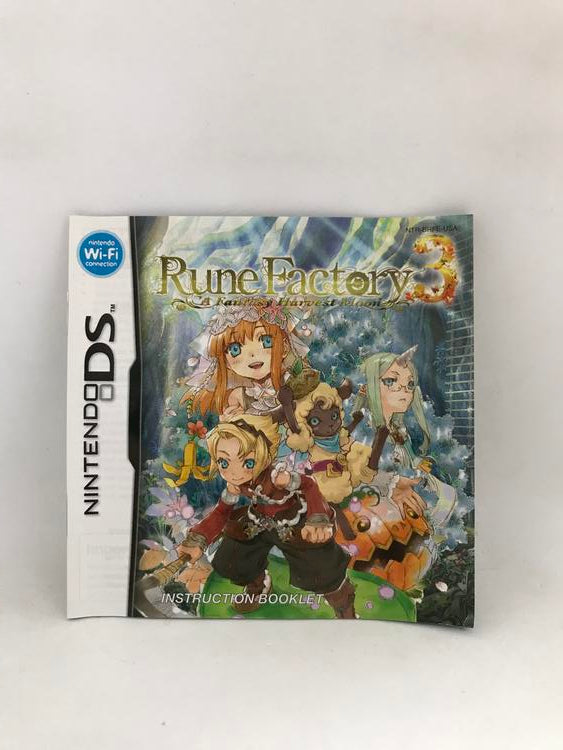 RUNE FACTORY 3 A FANTASY HARVEST MOON (COMPLETE IN BOX) (usagé)