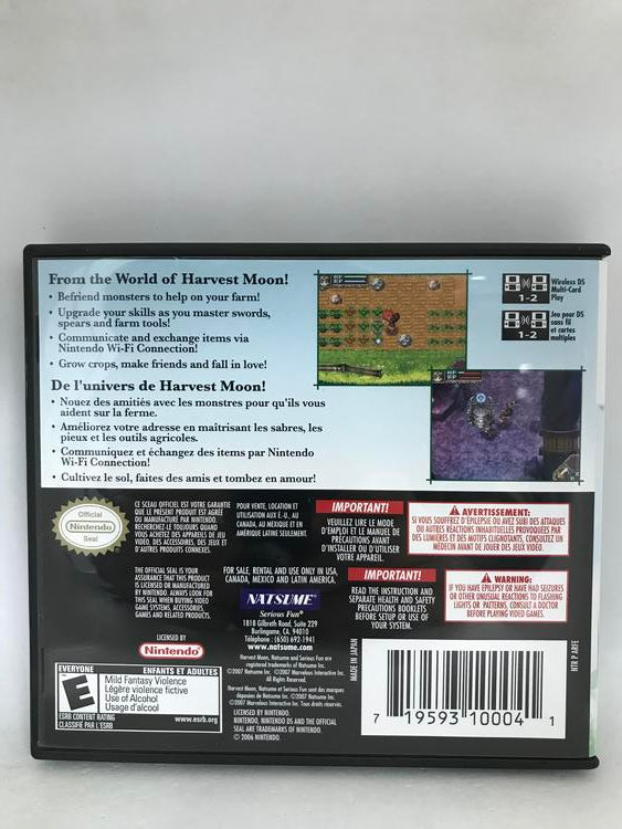 RUNE FACTORY A FANTASY HARVEST MOON (COMPLETE IN BOX) (usagé)