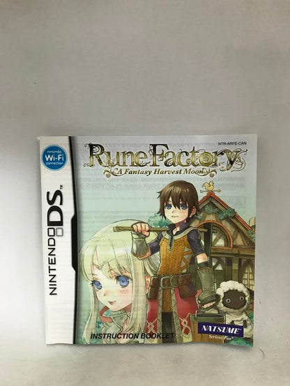 RUNE FACTORY A FANTASY HARVEST MOON (COMPLETE IN BOX) (usagé)