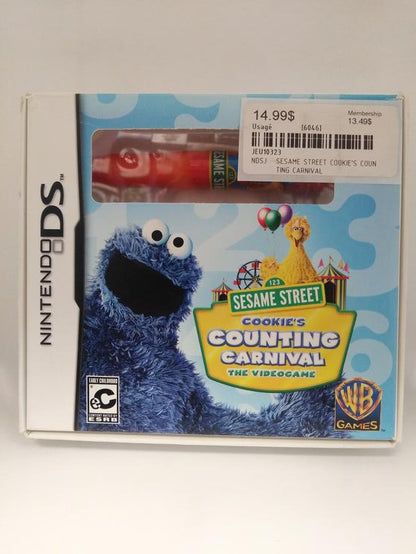 SESAME STREET COOKIE'S COUNTING CARNIVAL (COMPLETE IN BOX)